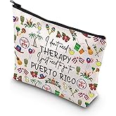 WSNANG Puerto Rico Vacation Gift Puerto Rico Travel Makeup Bag Puerto Rico Tourism Zipper Pouch Puerto Rico Lover Gift (puerto rico bag)
