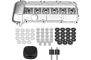 Upgrade Aluminum Engine Valve Cover kit Compatible with BMW X5 525i 530i X3 Z4 325i 325Xi 325Ci 330Ci 330i 330Xi E46 E39 E53 