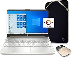 hp Newest 15.6" HD Display Laptop, AMD Athlon