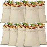 Clysee 10 Pcs Santa Sublimation Blank Sacks Christmas Large Bags with Drawstring Gift Bags Bulk DIY for Xmas Gift, 26.8 x 18.9 Inch