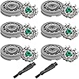 SH60 Replacement Heads Compatible with Philips Norelco Series 6000 Replacement Blades, for norelco 6000 Replacement Heads for Philips norelco 6000 Series Replacement Blades,Upgraded Blades