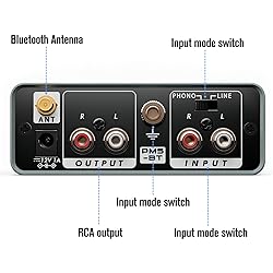 MANAYO Bluetooth Phono Turntable Preamp, Phonograph