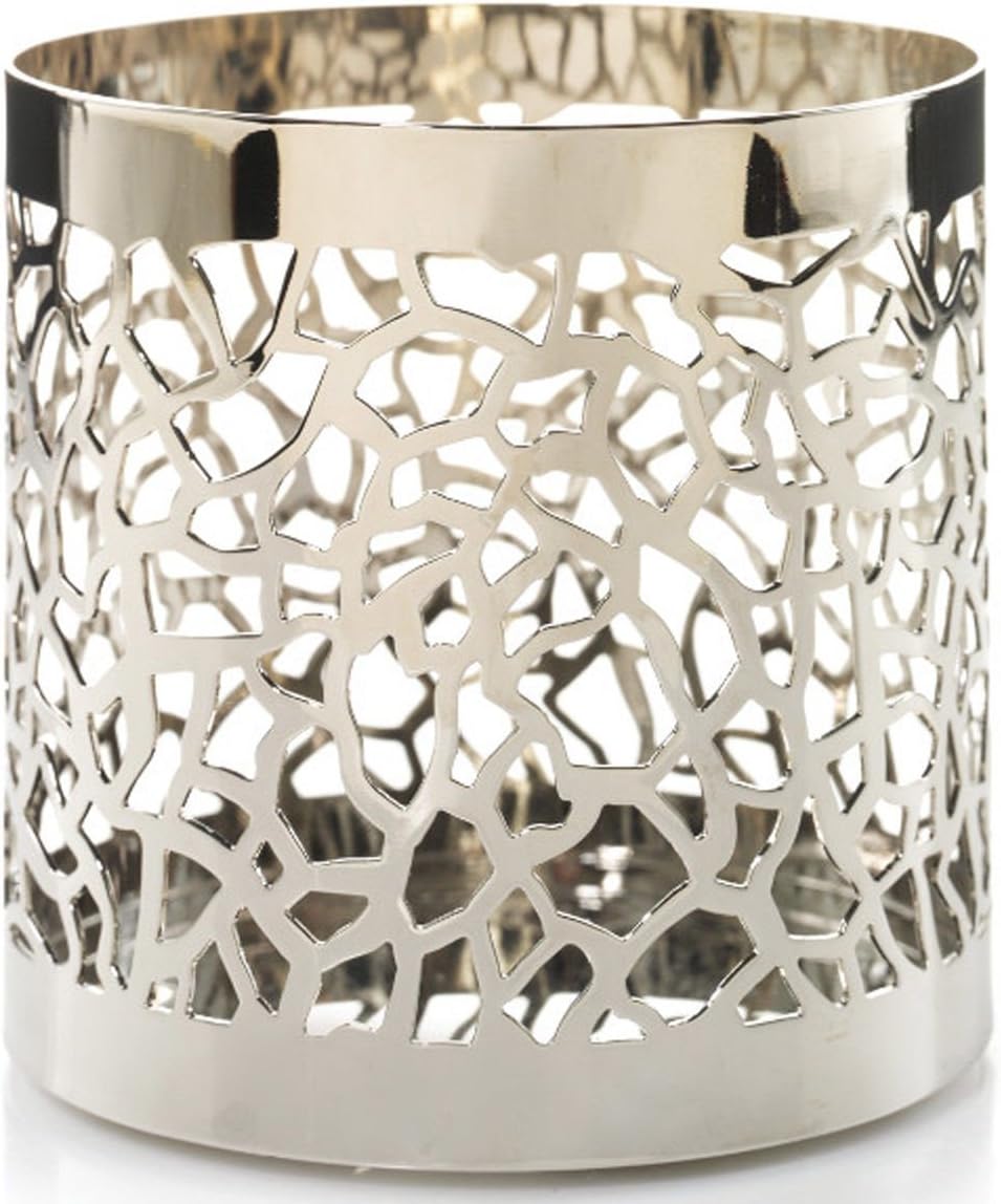 YANKEE CANDLE Candle Holder, Metal, Silber, 7 x 6.5 x 7 cm Amazon.co