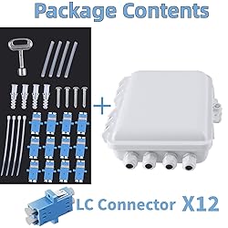 Eardion 12 Core Fiber Distribution Box, 12 Port