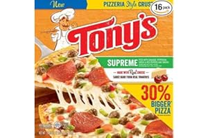SCHWANS Tonys Pizzeria Style Pizza Supreme, 20.6 Ounce -- 16 per case.