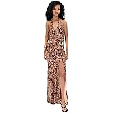 Runaway the Label Women's Mabella Halter Maxi Dress