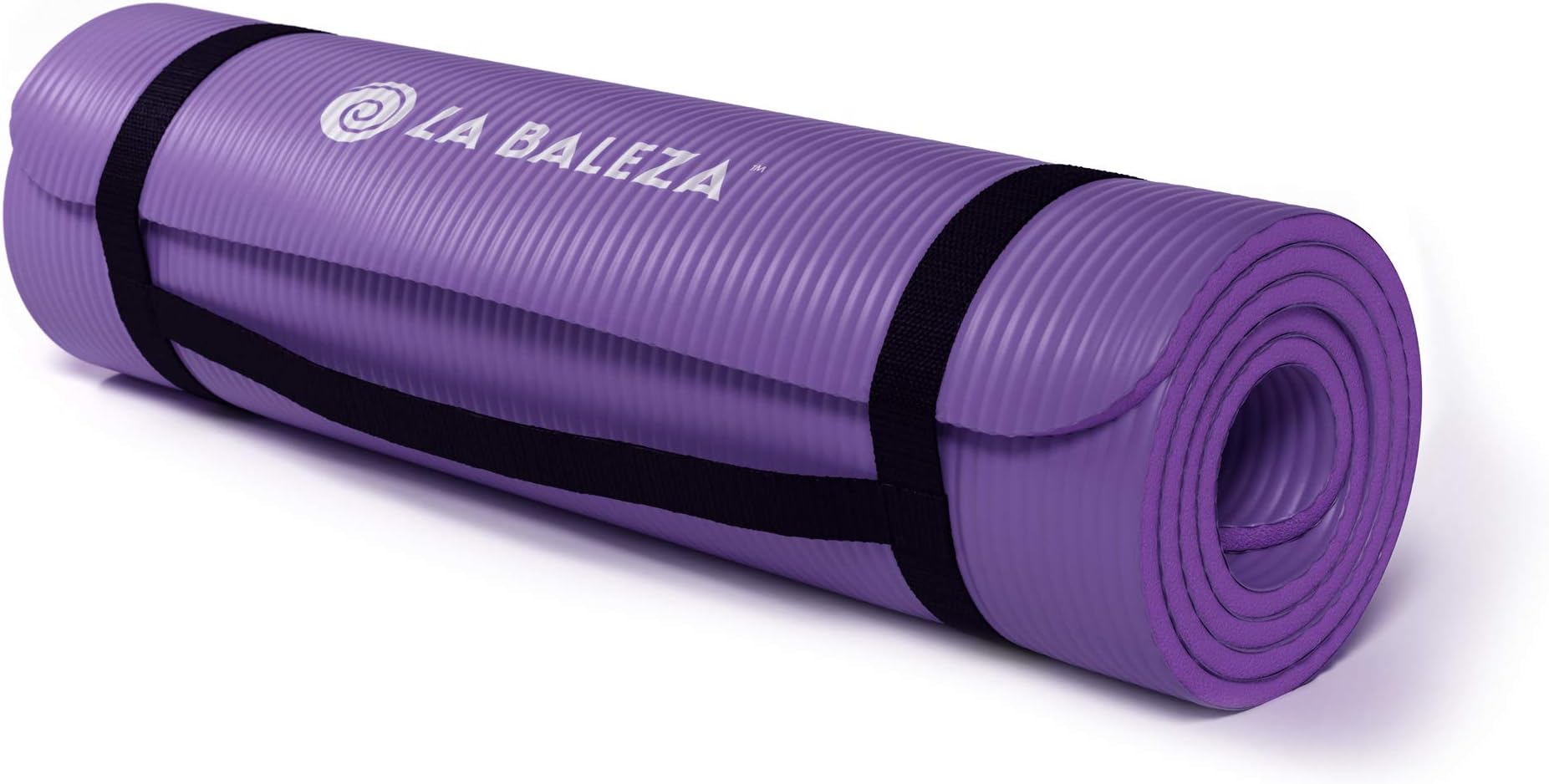 La Baleza 1/2-Inch Extra Thick Yoga Pilates Exercise Mat, Multiple Colors Available