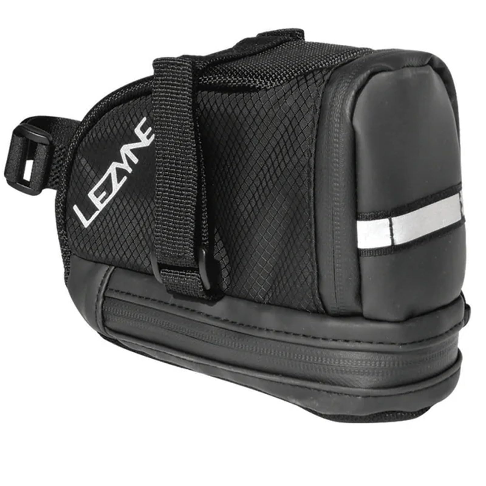 Lezyne Unisex Adult Saddle Bag Caddy Saddle/Trainer/Balance Bike Bag, Black, 1.3
