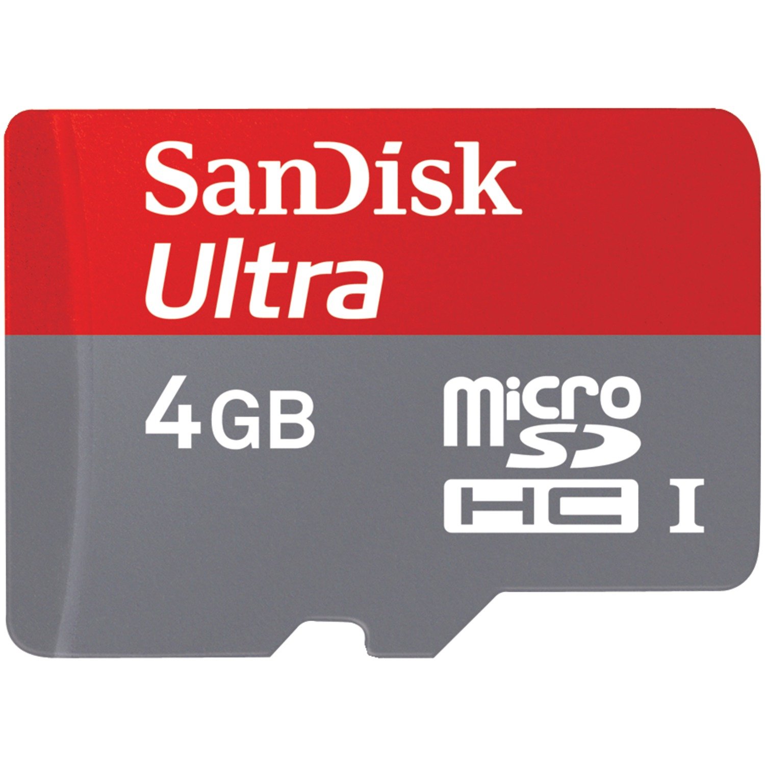 SanDisk SDSDQY-004G-U46A 4 GB MicroSDHC Class 6 Memory Card with SD Adapter (Label May Change)