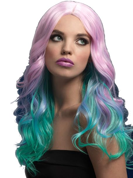 Verkleedkleding Girls Princess Wig Long Blonde Curly Fairy Tale