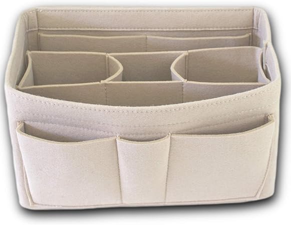 Handtaschen Organizer 2 In1 Filz Geldborse Organizer Einsatz Mit Innentasche Mit Reissverschluss Taschen Organisator Taschenorganizer Handtasche Beige Mittel Amazon De Koffer Rucksacke Taschen