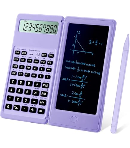 Scientific Calculator 417 Function 2 Line Display Solar Battery For Students