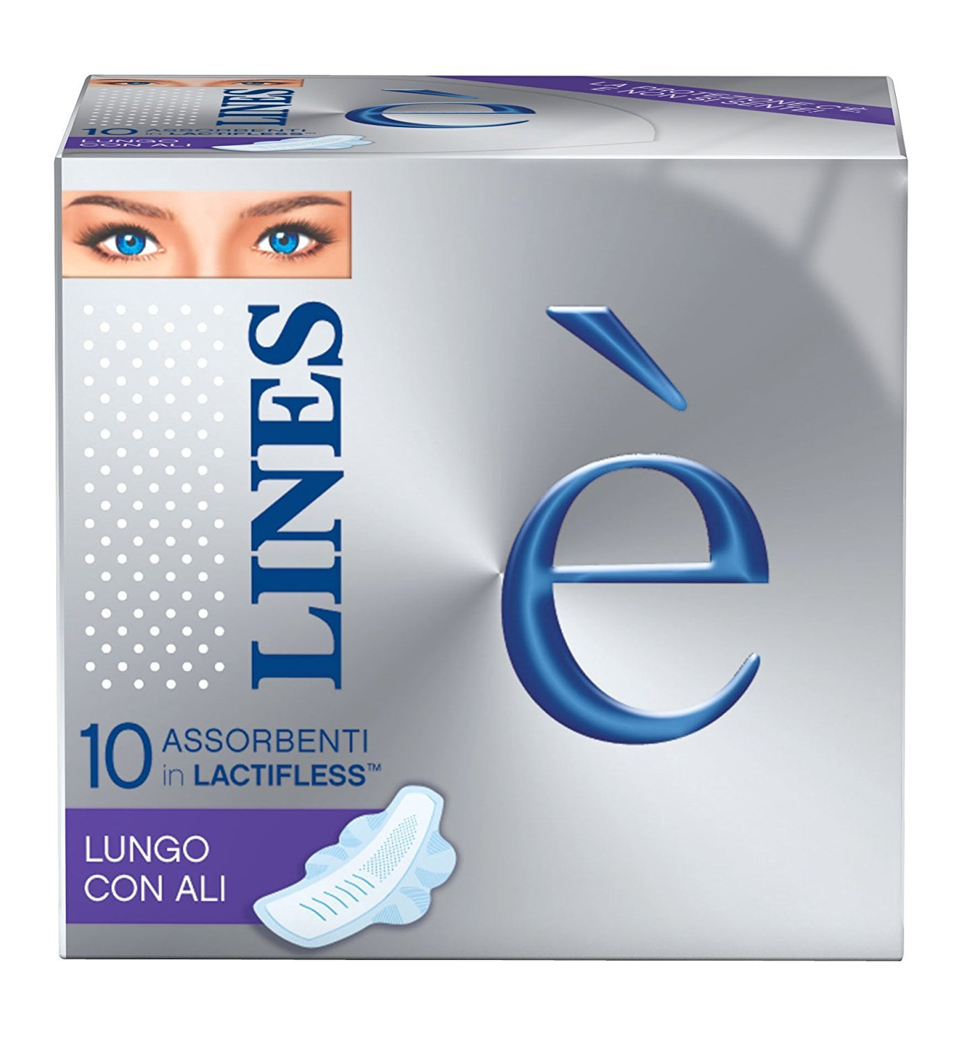 Lines has Wings on The Sanitary Pads. 10 Pezzi