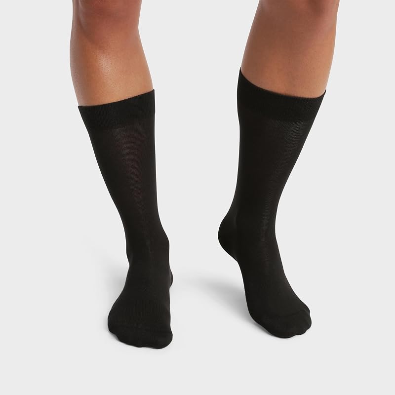 Chaussettes Homme Good X4 Calze, Nero, 43-46 (Pacco da 4) Uomo
