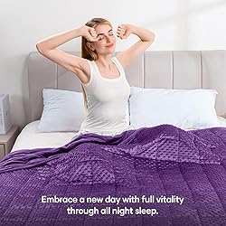 Wemore Minky Dot Weighted Blanket for Adults Queen