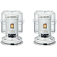 Sengoku KeroHeat Efficient Indoor Outdoor Portable Travel Convection Kerosene Heater with Automatic Safety Shut Off, 23,500 BTU, 2 Pack, White