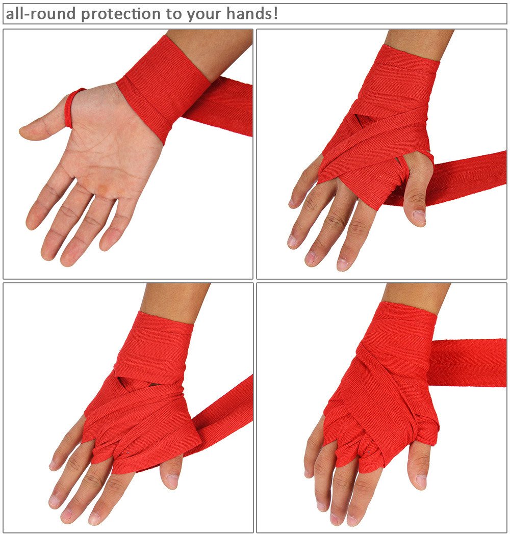 好評 トレーニンググローブ M綿フィットネスボクシング包帯三田handwrapテコンドームエタイmma手手袋 Cm長さ2 5 1ペア横幅5 B01eve4en4 大切な人へのギフト探し Theaccountant Org Mt