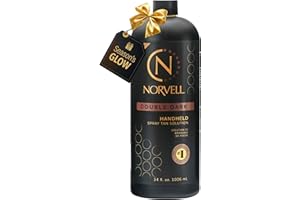 Norvell Premium Spray Tan Solution Double Dark 34 fl oz – Professional Sunless Tanning Formula for Deep Rich Bronze, Streak-Free, Fast-Drying, Long-Lasting Sunless Color
