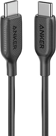 Anker PowerLine III USB-C & USB-C 2.0 ケーブル (0.9m ブラック) 超高耐久 60W PD対応 MacBook Pro/Air iPad Pro Galaxy 等対応