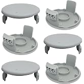 AC14HCA Replacement Spool Cap 6 Pack for Ryobi 18V/24V/40V Cordless String Trimmers &ndash; 993373001 Weed Eater Parts, Weed Wacker Parts, Durable &amp; Easy Snap-On