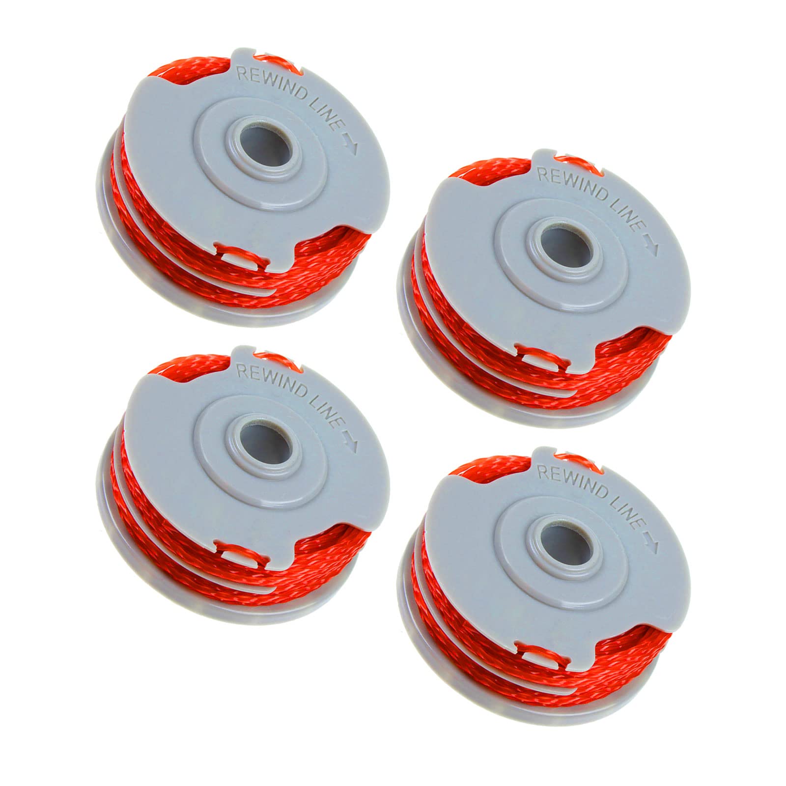CDIYTOOL String Trimmer Spool Line for Flymo Fly021, 1.5mm Autofeed Spool Double Line String Trimmer Weed Eater Spools Line Compatible for Flymo Fly021 Grass Strimmer (4)