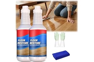 Floor Restore Solution, Floor Restorer & Polish, Hardwood Floor Cleaner, Restores Shine & Prevents Scratches, Easy Spray & Wi