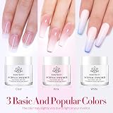 BORN PRETTY Acrylic Nail Kit Powder & Liquid Set Pink White Clear 10ml view 2