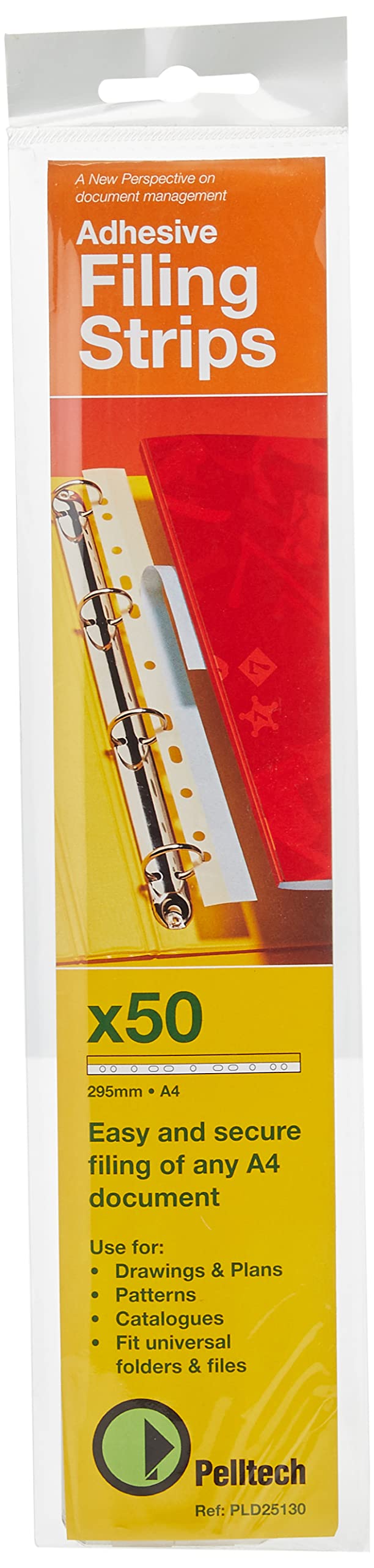 Pelltech 295mm File Strips (Pack of 50)