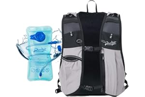 Runlight Hydration Backpack Running Hydration Vest Lightweight Runner Hydration Pack with 1.5L Water Bladder Water Backpack for Hiking Marathon Biking Raves for Women Men
