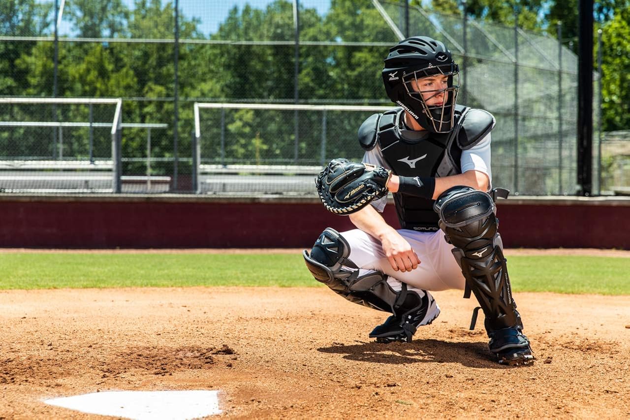 Mizuno Samurai Adult Baseball Shin Guards : Sports & Outdoors