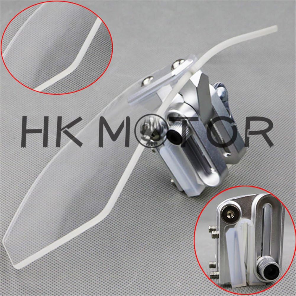 HONGK- Adjustable Clip On Windshield Extension Spoiler Compatible with V-Strom 650 V-Strom 1000 ABS [B06VVSYL45]