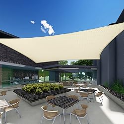 SunnyRoyal 25'x36' Sun Shade Sail Super A Ring Wire