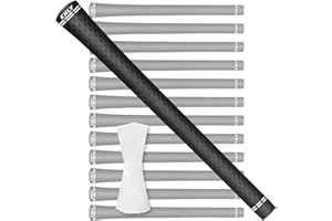 KNLY 360 Golf Grips Set of 13- Soft Rubber Golf Club Grips，Anti-Slip & High Traction，Grips with Tapes and Grips with Full Regripping Kit for Choice.