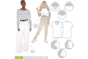 STYLEARC Style Arc Sewing Pattern - The Ellis Knit T (Sizes 10-22)
