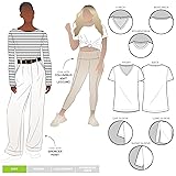 Style Arc Sewing Pattern - The Ellis Knit T