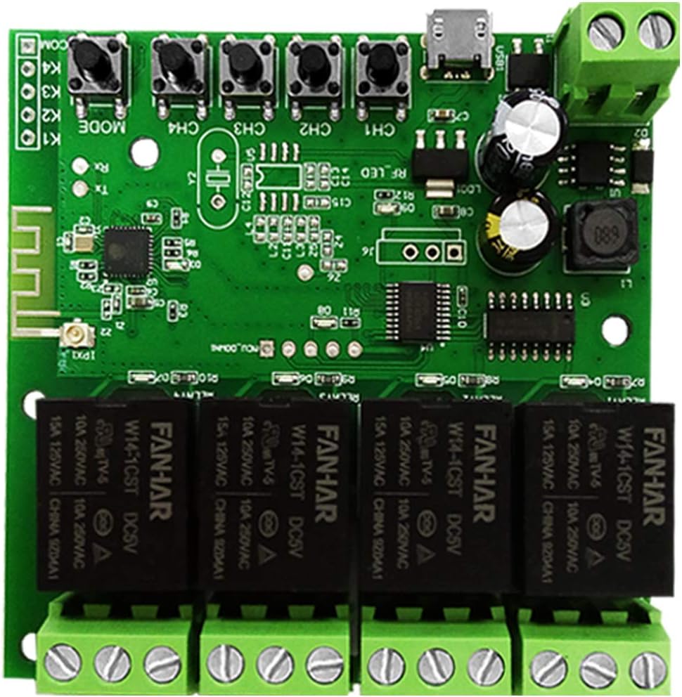 4 Kanal WiFi Momentary Inching Relais Selbsthemmendes Schaltermodul