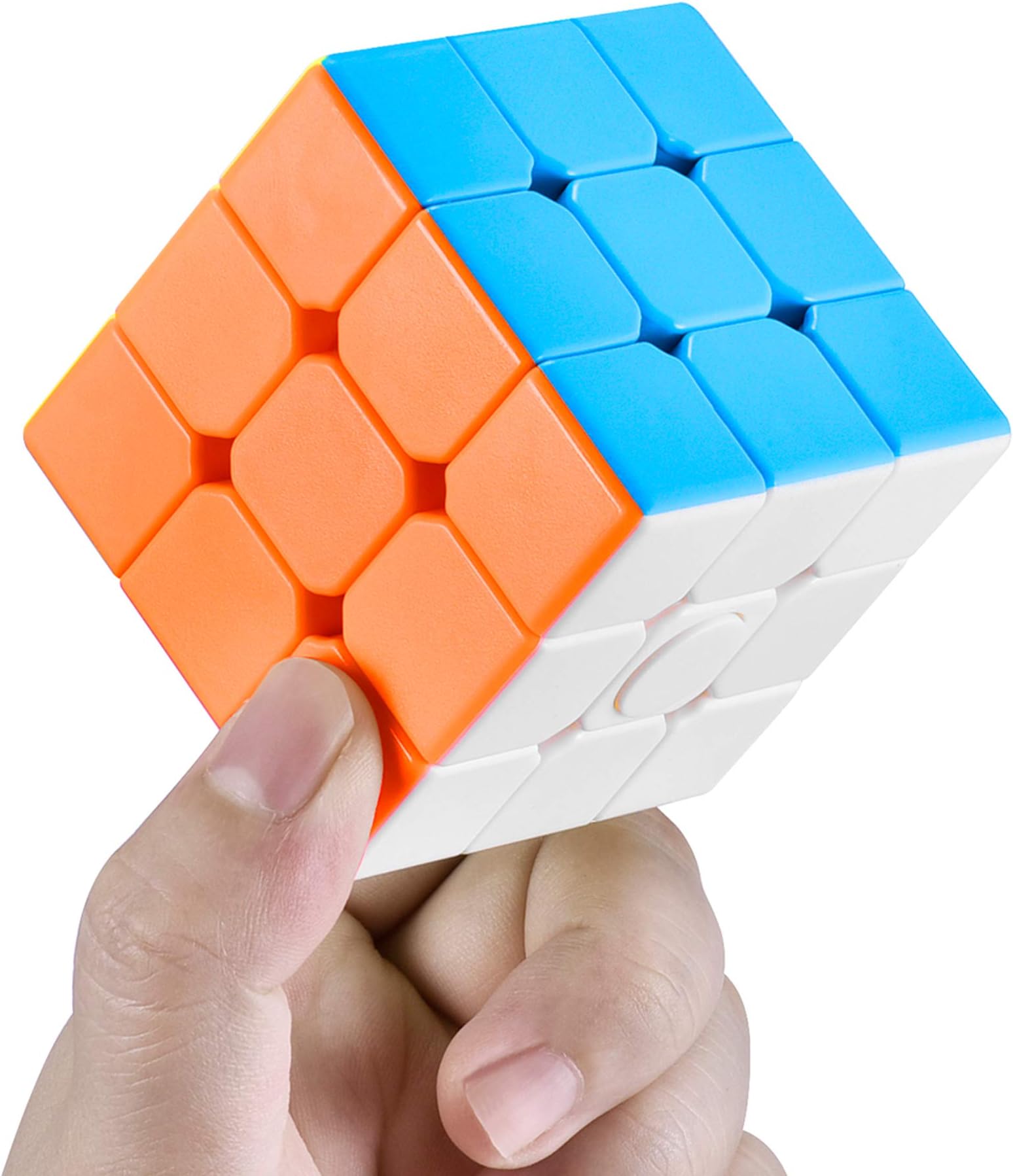 Ganowo 3x3 Magic Cube Speed Puzzle Rubix Game Smooth Stickerless