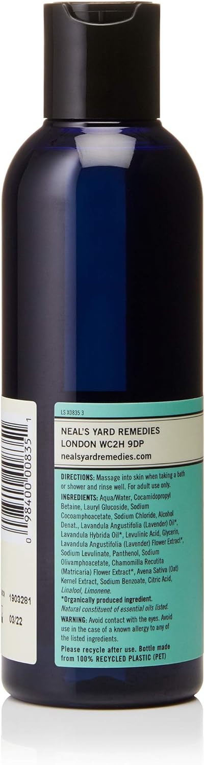 Neal's Yard Remedies English Lavender Bath & Shower Gel, 200 ml (Pack of 1) - Image 3