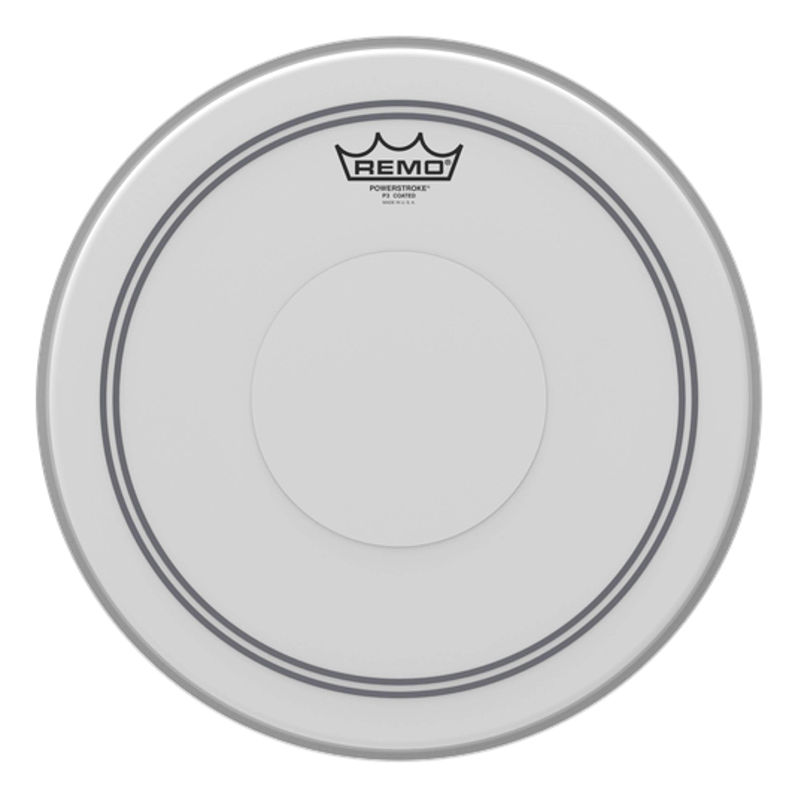 Remo P30114-C2 Coated Powerstroke 3 Drum Head (14-Inch) - Clear Dot on Top