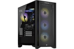 Corsair Vengeance a7400 Series Gaming PC – Liquid Cooled AMD Ryzen 7 9700X CPU – NVIDIA GeForce RTX 4070 Super GPU – 32GB Vengeance RGB DDR5 Memory – 1TB M.2 SSD – Black