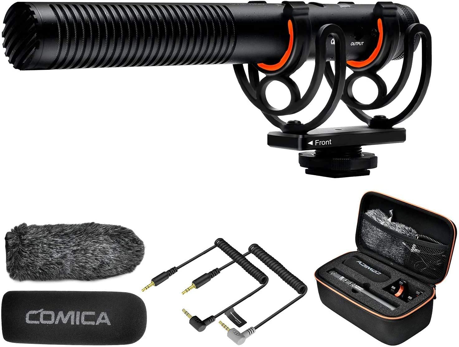 Photo 1 of COMICA VM20 Shotgun Microphone, Professional Super Cardioid Video Mic with Shock Mount, Camera Microphone Kit for Smartphone/DSLR Camera/Camcorder, Perfect for Interview, Video Shooting, Vlog