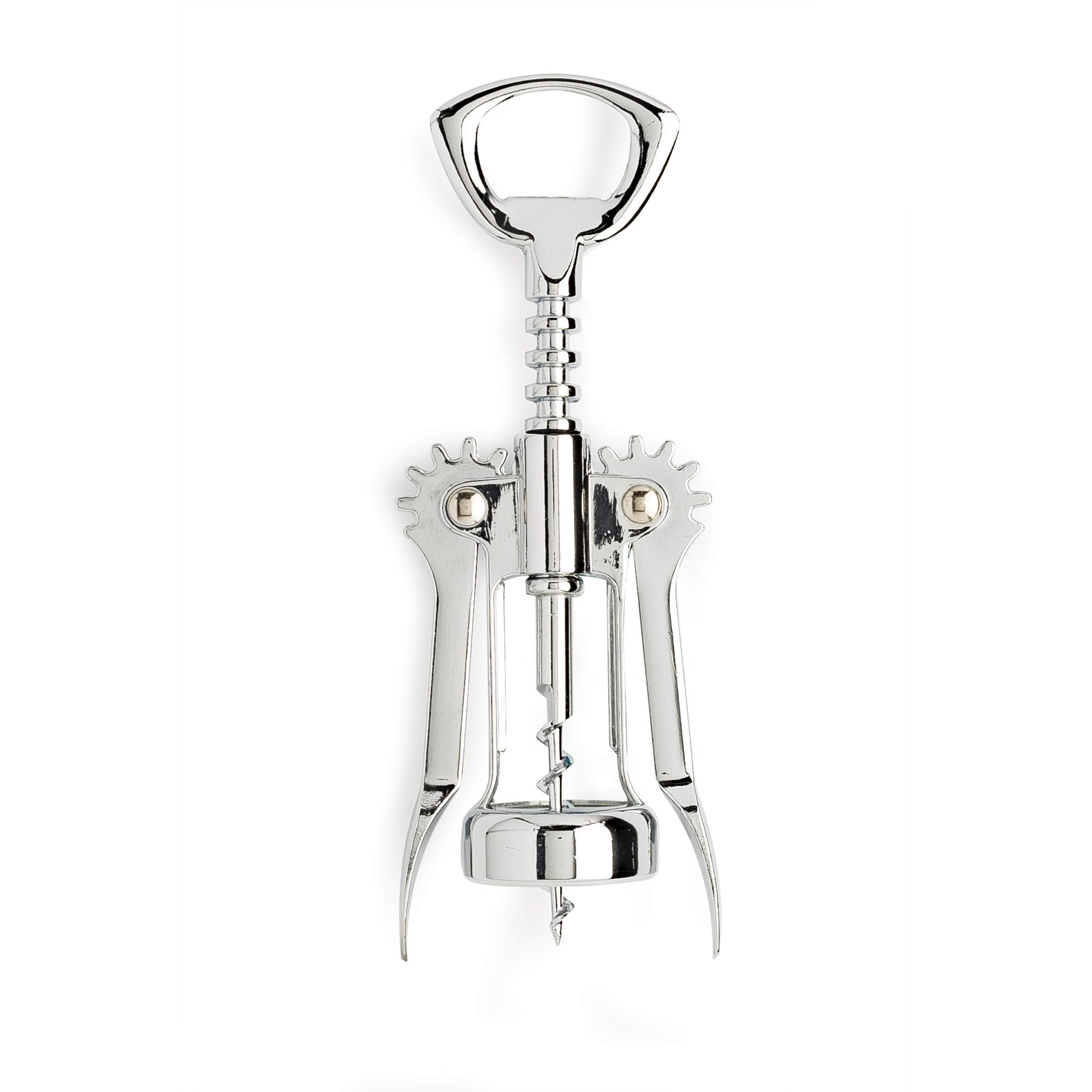 Cooking Light Wine Premium Stainless Steel, Professional and Portable Bottle Opener, All-in-One Winged Corkscrew, Aluminum, Aluminium