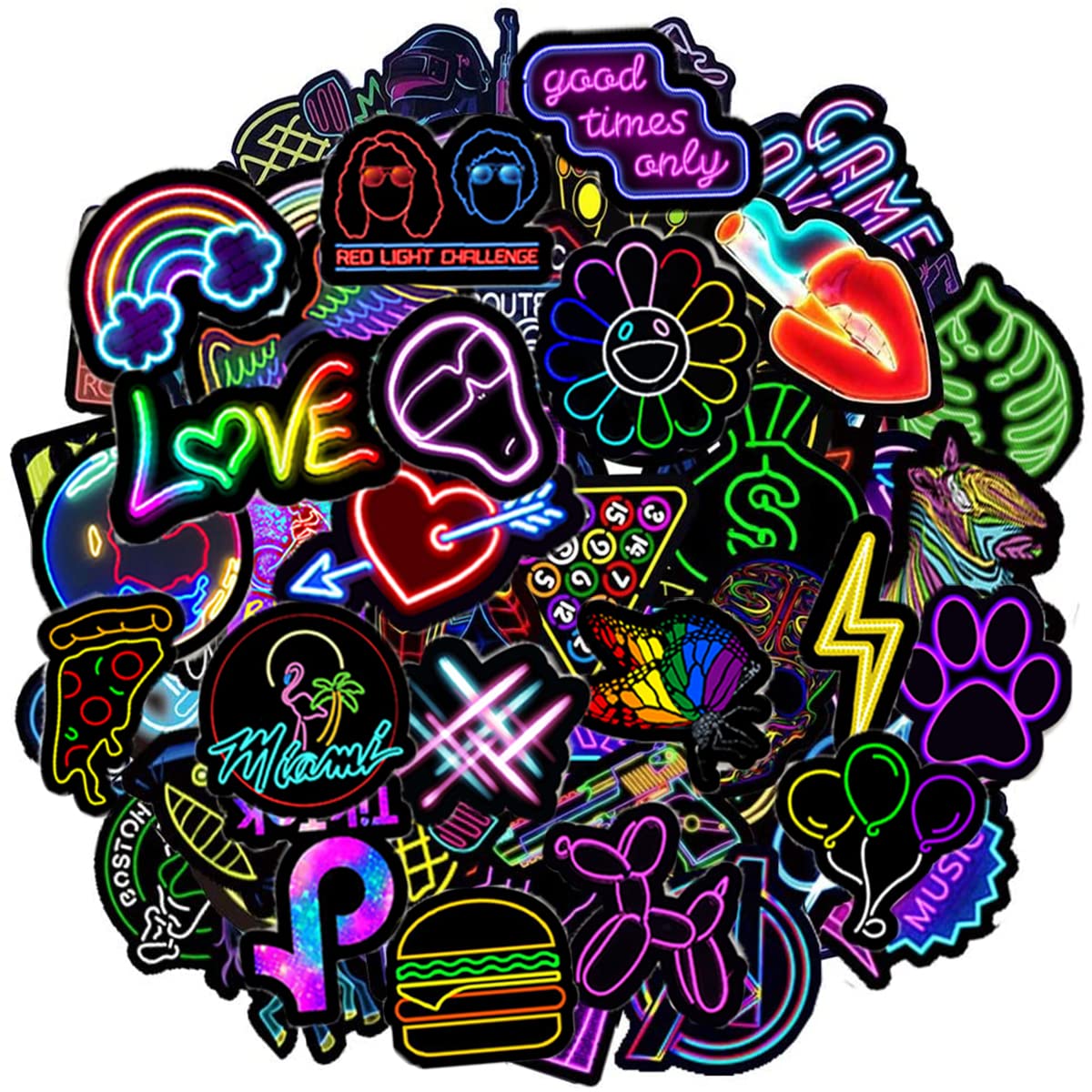 Stickers Pack[100pcs], Vinyl Decal Stickers Graffiti for Laptop Macbook Skateboard Snowboard Luggage Suitcase Car Bike Motorcycle, Laptop Stickers, Bumper Stickers