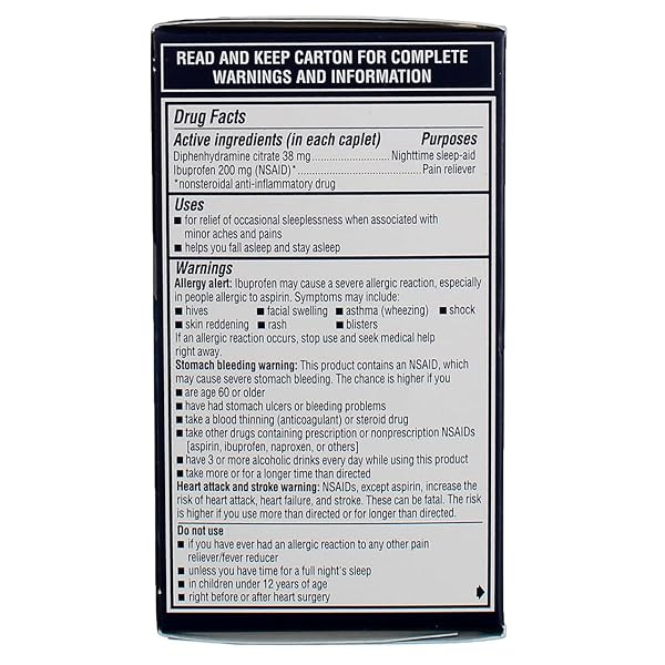 ADVIL PM CAPLETS 120 EA ( PACK OF 3)