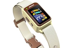 AKUVU Bark Collar-Rechargeable Smart Barking Collar- Anti Bark Training Collar with Adjustable Sensitivity Beep Vibration Shock- Bark Shock Collar for Small Large Medium Dogs (Brown)