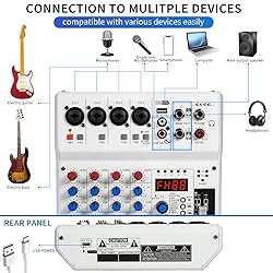 6-Channel Audio Mixer with 99 Sound Effects for