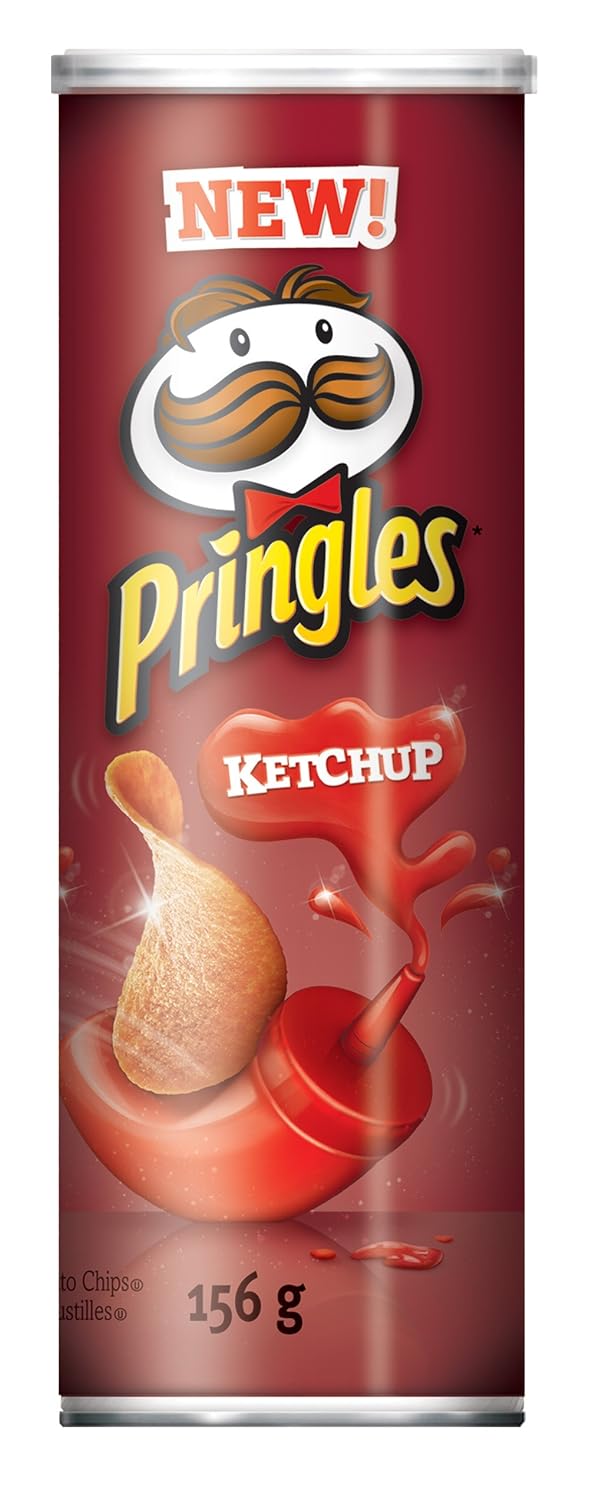 Pringles Potato Chips, Ketchup, 156 