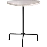 Safavieh Home Berlin Light Grey Oak and Black Tripod Side Table