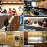 Hont 13ft Led Vanity Lights Kit Bendable 4M Dimmer Power Supply Adhesive Backing view 7