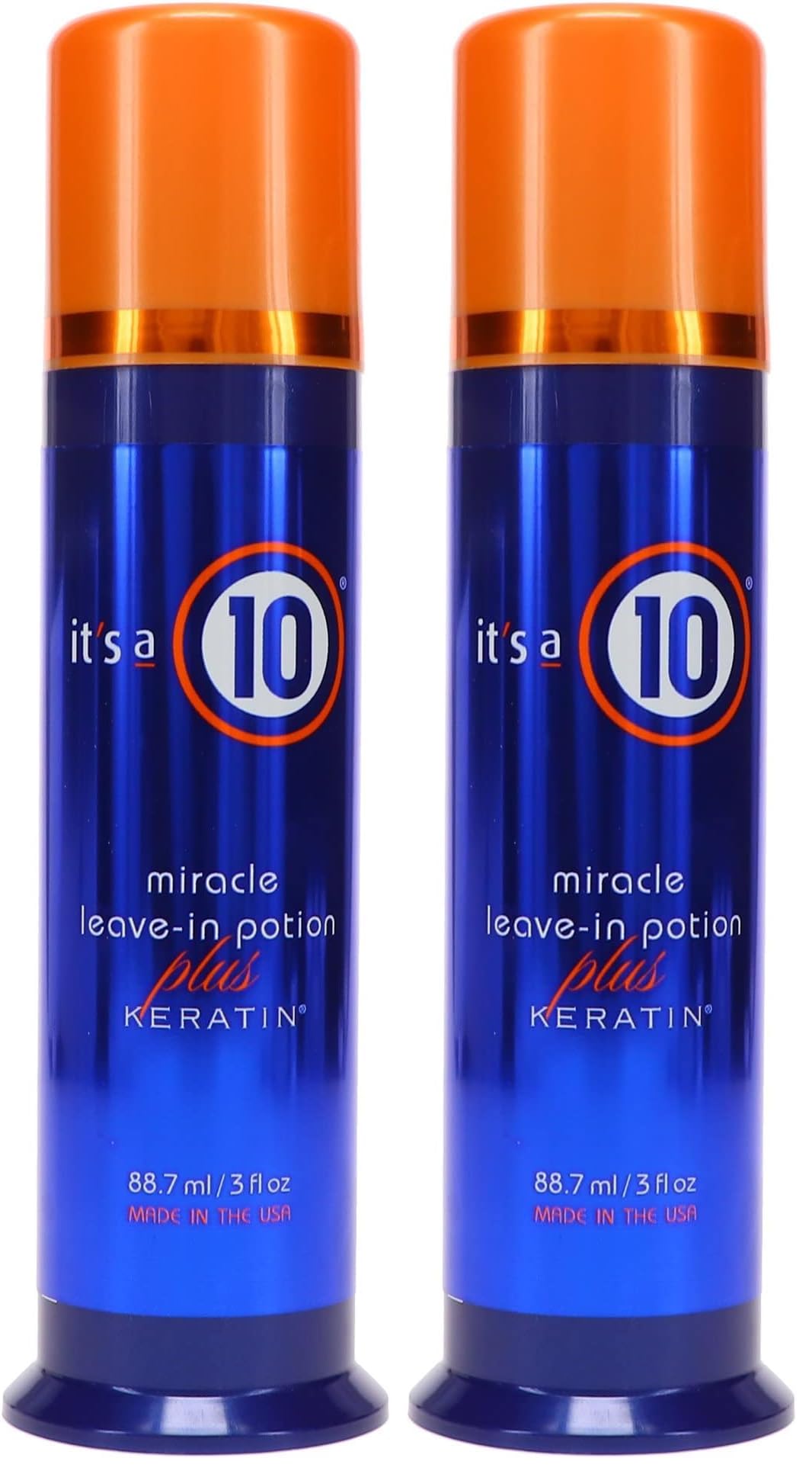 It’s a 10 Haircare Miracle Leave-In Potion Plus Keratin, 3.4 fl. oz. (Pack of 2)